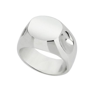Anel - Signet Bold 100% Prata | Ring - Signet Bold 100% Silver