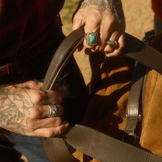 Anel - Pune Stone / Prata & Turquesa | Ring - Pune Stone / Silver & Turquoise