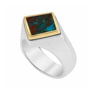 Anel - Hórus Stone / Prata & Turquesa | Ring - Horus Stone / Silver & Turquoise
