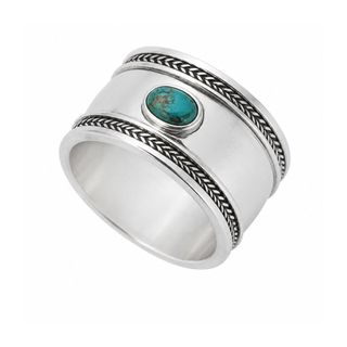 Anel - Pune Stone / Prata & Turquesa | Ring - Pune Stone / Silver & Turquoise