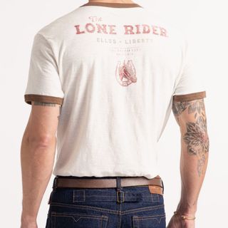Camiseta Cotton Fine Lone Rider Liberty