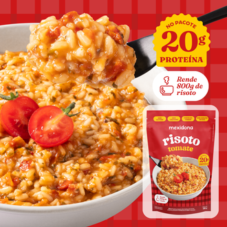 Foto do produto RISOTO DE TOMATE  com proteína