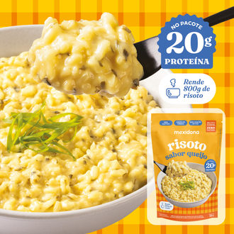 Foto do produto RISOTO QUEIJO com proteína