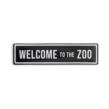 Foto do produto Placa Welcome to the Zoo