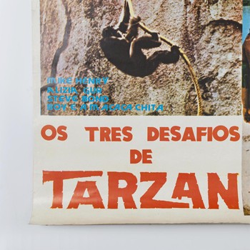 Foto do produto Pôster Os três desafios de Tarzan 