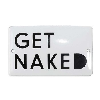 Foto do produto Placa Get Naked