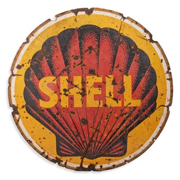 Foto do produto Placa Shell 1950