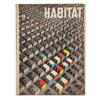 Foto do produto Revista Habitat 1954