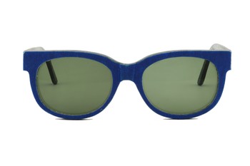 Óculos Diamantina - Azul Sólido/Verde Mare