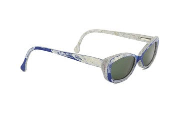 Óculos Cipó - Azul Com Banco/Branco Mare