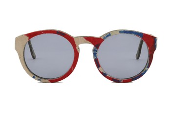 Óculos Bocaina - Vermelho com azul/Amarelo Mare