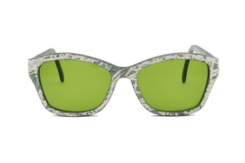 Óculos Sagui+Rato - Verde Mare com detalhes Prata/ Verde Mare