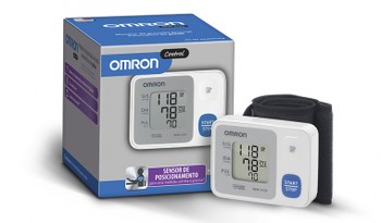 Monitor de Pressão Arterial de Pulso Automático HEM-6124 Omron