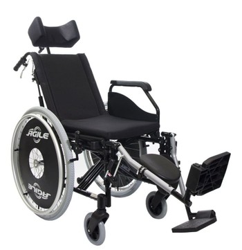 Cadeira de Rodas Agile Reclinavel até 120kg
