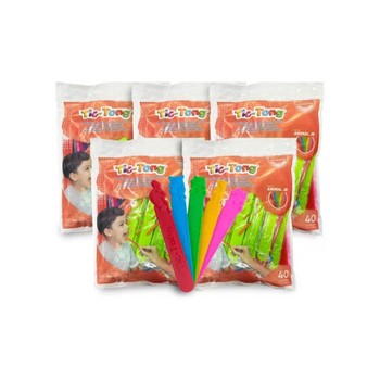 KIT C/5 PACOTES - ABAIXADOR DE LÍNGUA TICTONG COM AROMA E SABOR - AGPMED