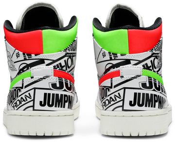 Foto do produto Tênis Air Jordan 1 Mid Over-Print Logos