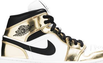 Foto do produto Tênis Air Jordan 1 Mid SE  Metallic Silver