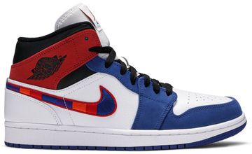 Foto do produto Tênis Air Jordan 1 Mid Multicolored Swoosh
