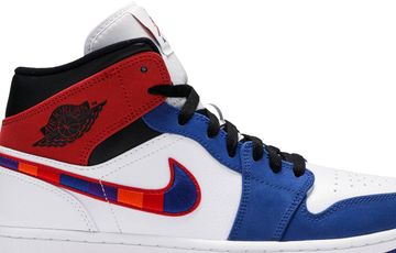 Foto do produto Tênis Air Jordan 1 Mid Multicolored Swoosh