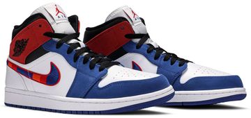 Foto do produto Tênis Air Jordan 1 Mid Multicolored Swoosh