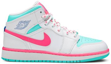 Foto do produto Tênis Air Jordan 1 Mid GS Digital Pink