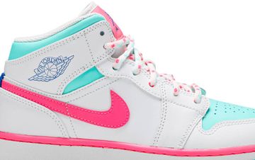 Foto do produto Tênis Air Jordan 1 Mid GS Digital Pink