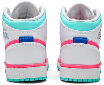Foto do produto Tênis Air Jordan 1 Mid GS Digital Pink