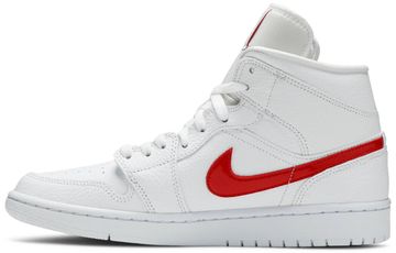 Foto do produto Tênis Air Jordan 1 Mid White University Red
