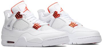 Foto do produto Tênis Air Jordan 4 Retro Orange Metallic