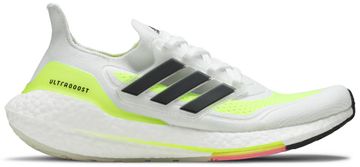 Foto do produto Tênis Adidas Ultraboost 21 White Solar Yellow