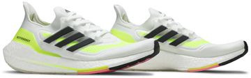 Foto do produto Tênis Adidas Ultraboost 21 White Solar Yellow