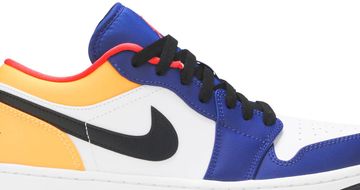 Foto do produto Tênis Air Jordan 1 Low White Deep Royal Blue