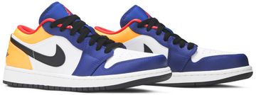 Foto do produto Tênis Air Jordan 1 Low White Deep Royal Blue