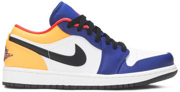 Foto do produto Tênis Air Jordan 1 Low White Deep Royal Blue