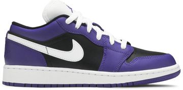 Foto do produto Tênis Air Jordan 1 Low Black Court Purple