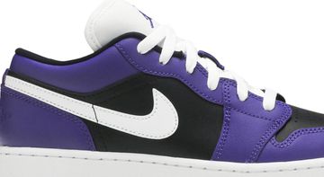 Foto do produto Tênis Air Jordan 1 Low Black Court Purple
