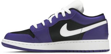 Foto do produto Tênis Air Jordan 1 Low Black Court Purple