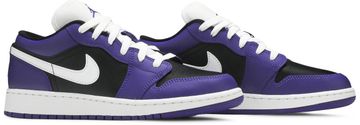 Foto do produto Tênis Air Jordan 1 Low Black Court Purple