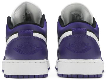 Foto do produto Tênis Air Jordan 1 Low Black Court Purple