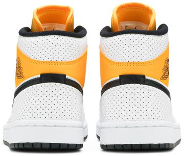 Foto do produto Tênis Air Jordan 1 Mid Perforated - White University Gold