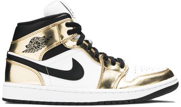 Foto do produto Tênis Air Jordan 1 Mid SE Metallic Gold