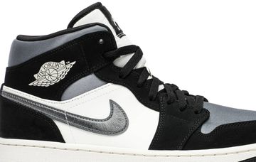 Foto do produto Tênis Air Jordan 1 Mid SE Satin Smoke Grey
