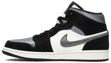 Foto do produto Tênis Air Jordan 1 Mid SE Satin Smoke Grey