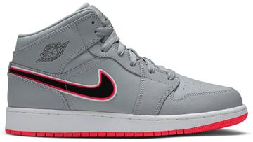 Foto do produto Tênis Air Jordan 1 Mid Wolf Grey Pink