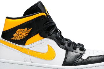 Foto do produto Tênis Air Jordan 1 Mid SE White Laser Orange