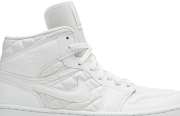 Foto do produto Tênis Air Jordan 1 Mid SE White Quilted
