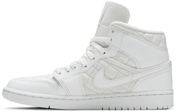 Foto do produto Tênis Air Jordan 1 Mid SE White Quilted