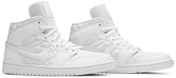Foto do produto Tênis Air Jordan 1 Mid SE White Quilted