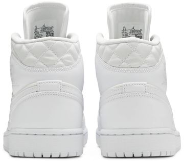 Foto do produto Tênis Air Jordan 1 Mid SE White Quilted