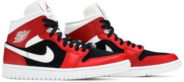 Foto do produto Tênis Air Jordan 1 Mid Gym Red Black